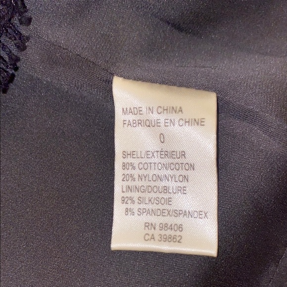 Theory Black Lace Mini Skirt with Silk Lining - Picture 4 of 4